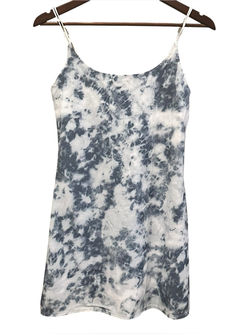Abercrombie & Fitch Tie Dye Slip Mini Dress Womens S Strappy Scoop Neck Lined